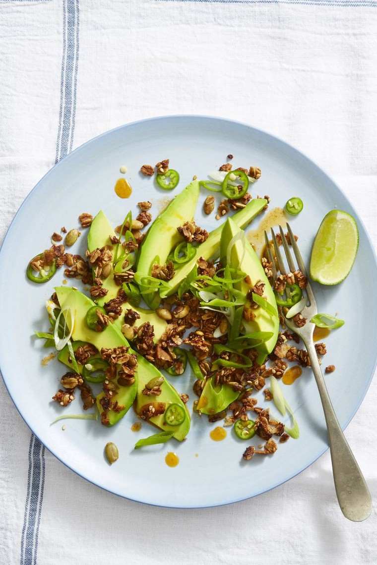 ricetta di natale facile insalata idea avocado sano sano equilibrato