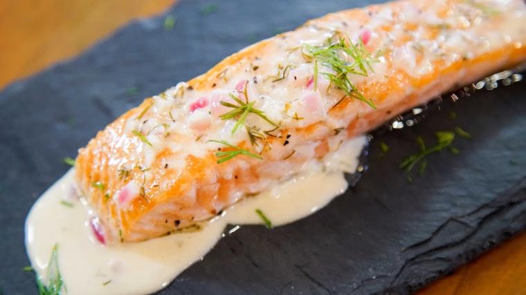 Ideja recept za losos-jelo-maslac-češnjak-riba