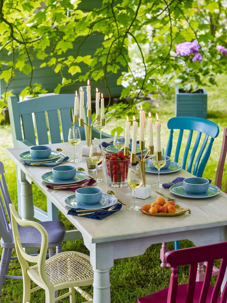 idea di rifacimento della terrazza del tavolo da pranzo