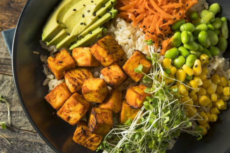 Insalata giapponese con tofu