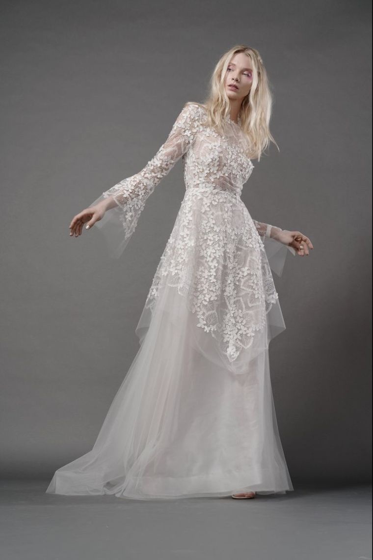 bohemiška vestuvinė suknelė