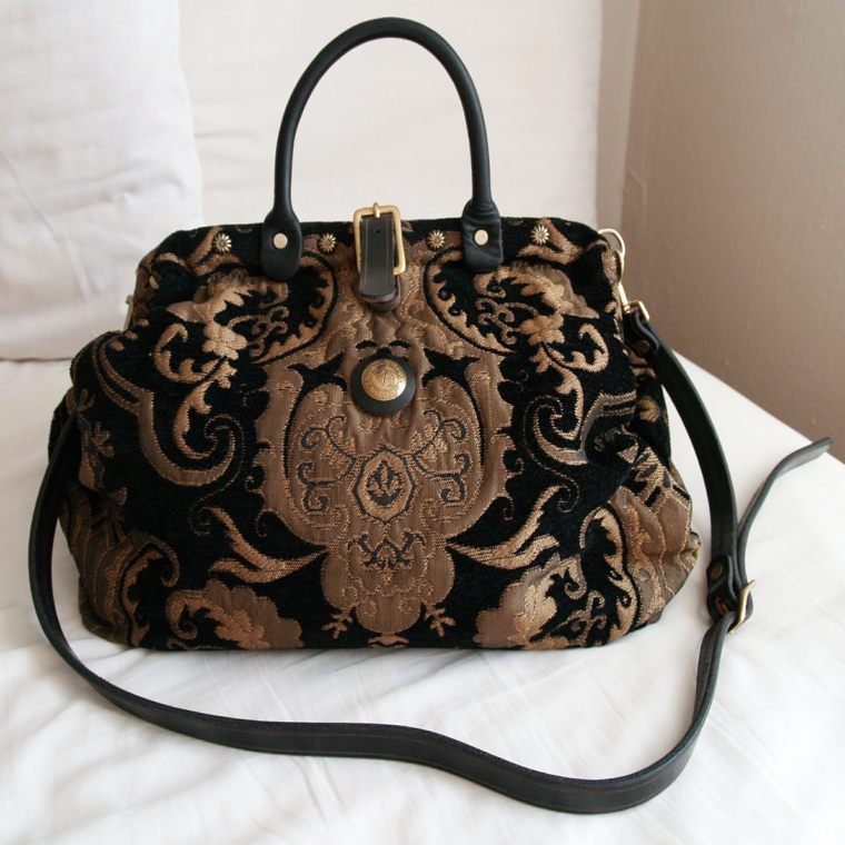 senovinis juodas smėlio spalvos boho moteriškas krepšys