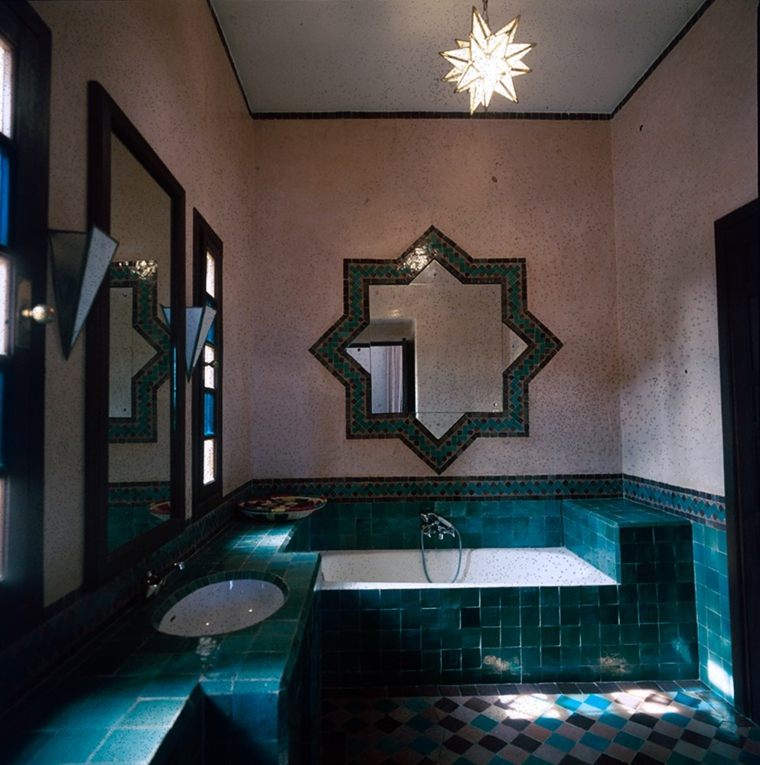 Marokkói fürdőszoba-ház-yves-Saint-Laurent-1980-Marrakech