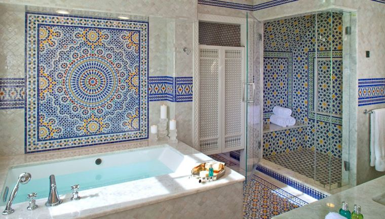 Bagno marocchino Piastrelle di marmo marocchine