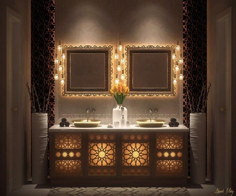 marokietiškas vonios kambarys-idėja-apdaila