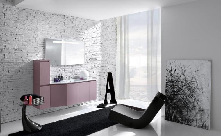 bagno moderno pierre-asque-rose-tappeto