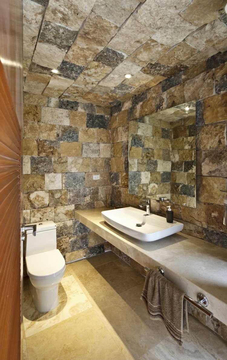 rustikalni dekor kupaonice
