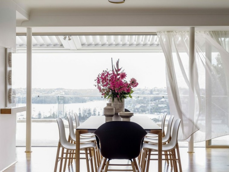 arredamento moderno tavolo da pranzo sala da pranzo arredamento fiori sedie