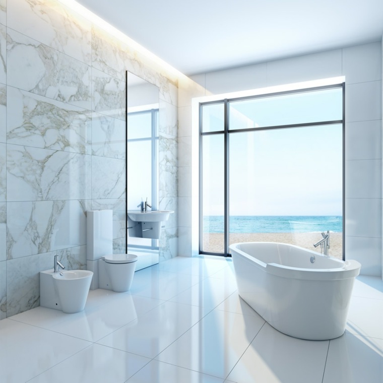 Design márvány fürdőkád ötlet WC csempe