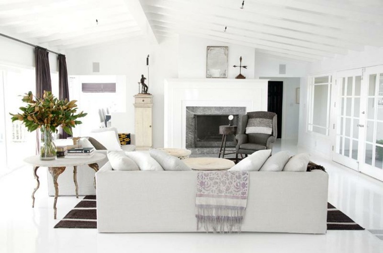 pilkos spalvos sofos svetainės nuotrauka