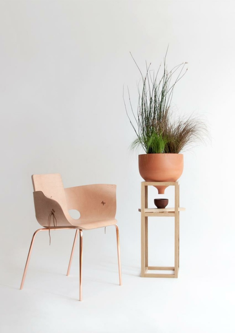 Dizajn ideje za dizajn dnevne sobe dizajn drvene stolice saksije