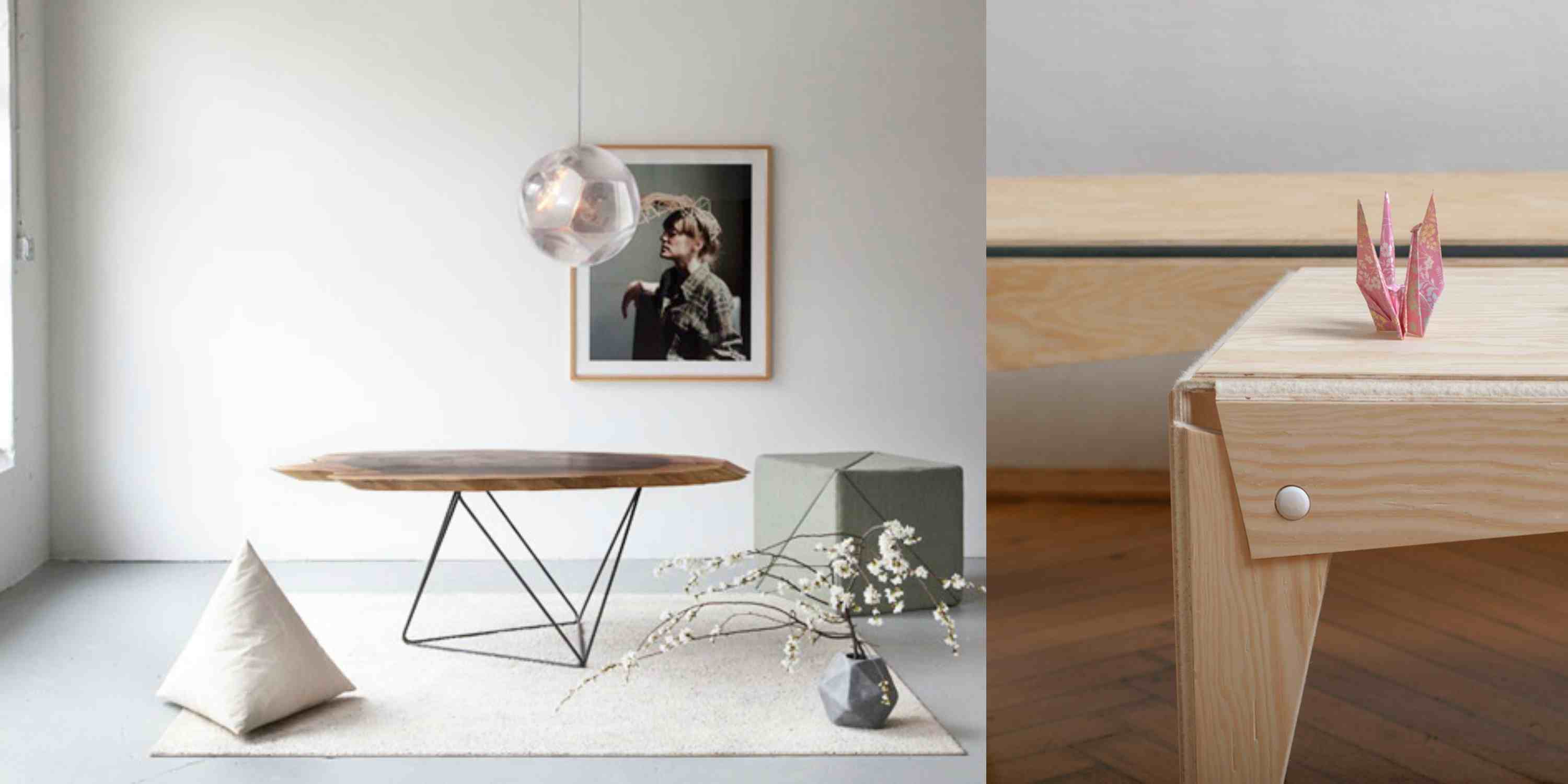 Dizajn dnevnog boravka dizajn moderan privjesak svijetli drveni stol