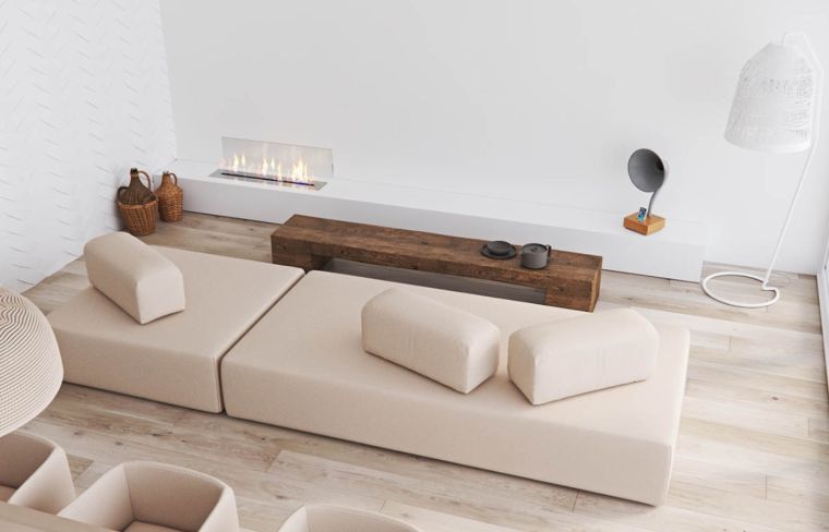 idea di arredo del soggiorno