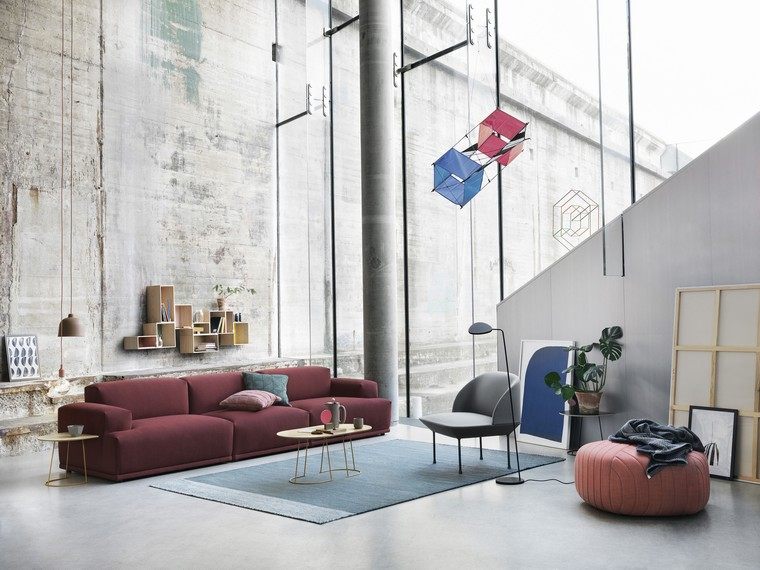moderno scandinavo soggiorno interno alla moda idea illuminazione cuscini per divani sospesi