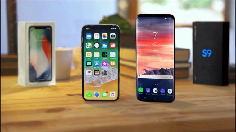 galaxis S9 vagy iPhone-X-melyiket válasszuk