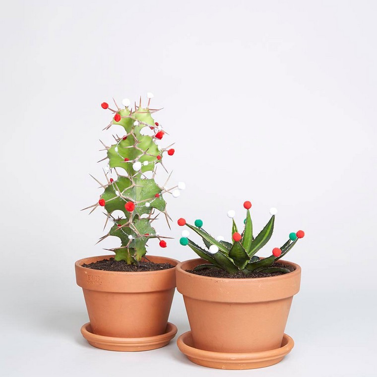 Kalėdų eglutė originalus deko eglutės alternatyvus kaktusas
