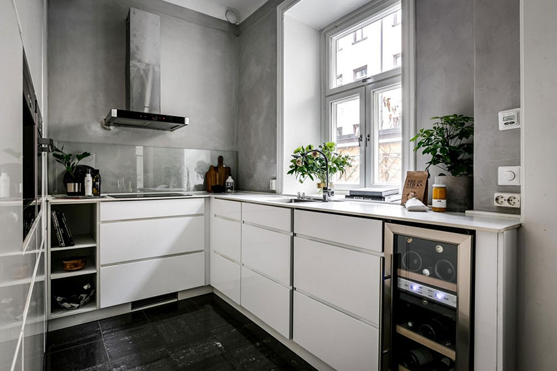 notranjost stanovanja v švedski
