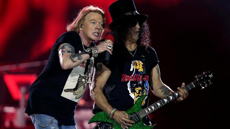 Concerto di Slash Axl Rose ad Abu Dhabi