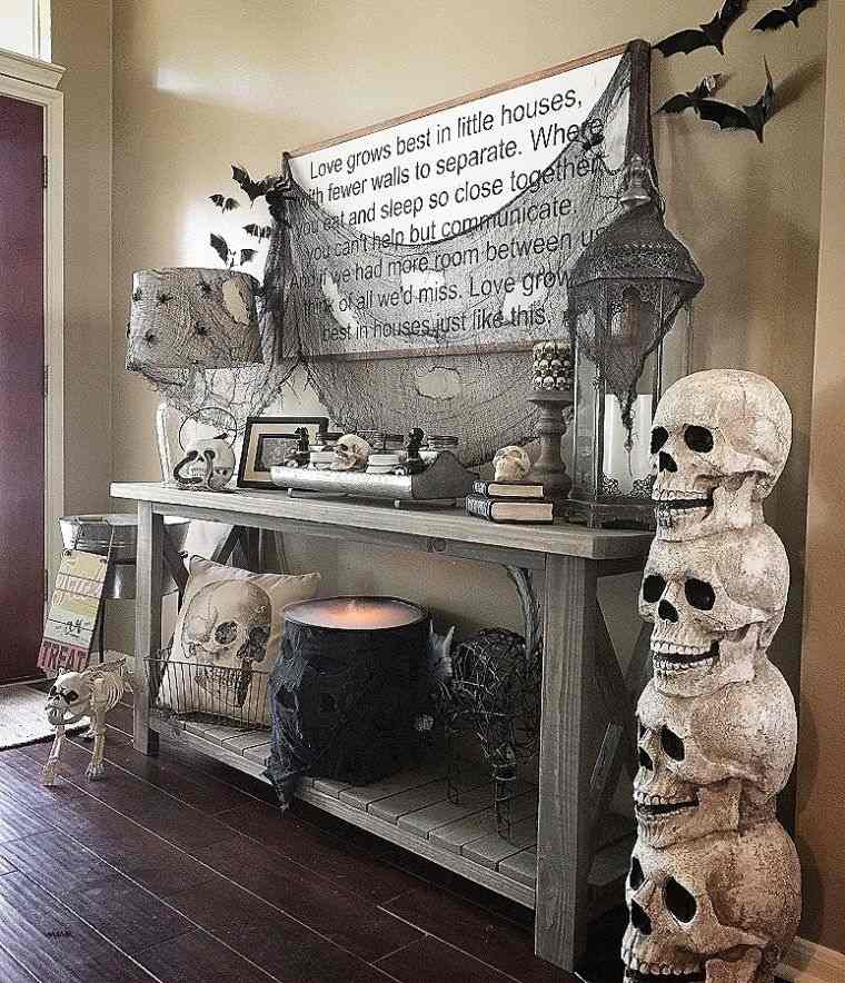 decorazione per feste di halloween tavolo-consolle-idea-terrificante