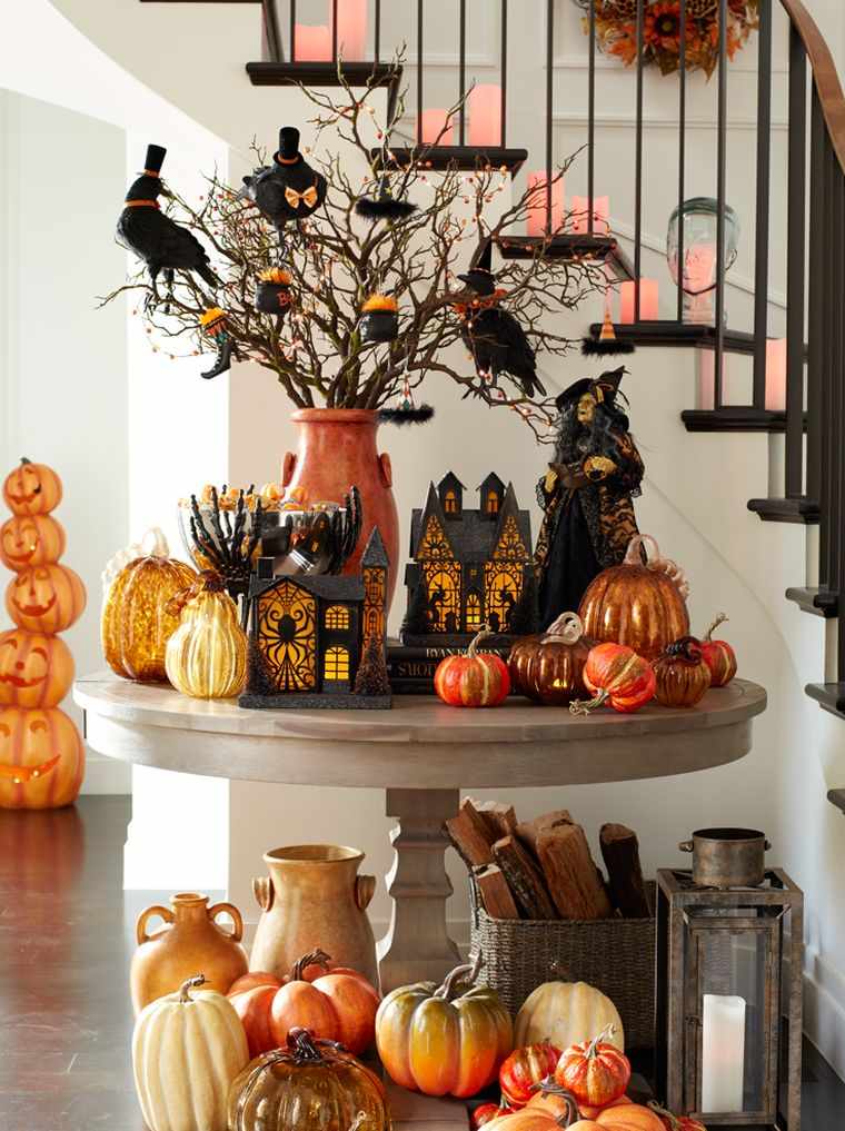 halloween-asztal-dekoráció-tök-ötletek