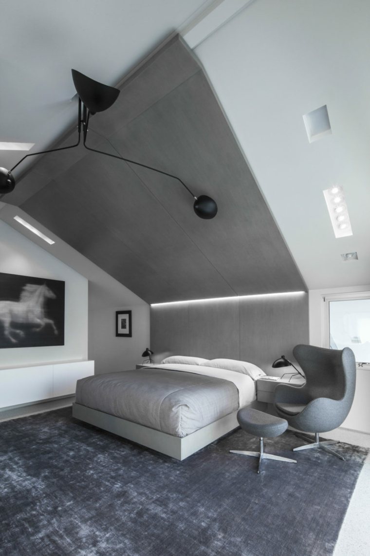 Stil spavaće sobe u rezidenciji Montee Karp by Patrick Tighe Architecture