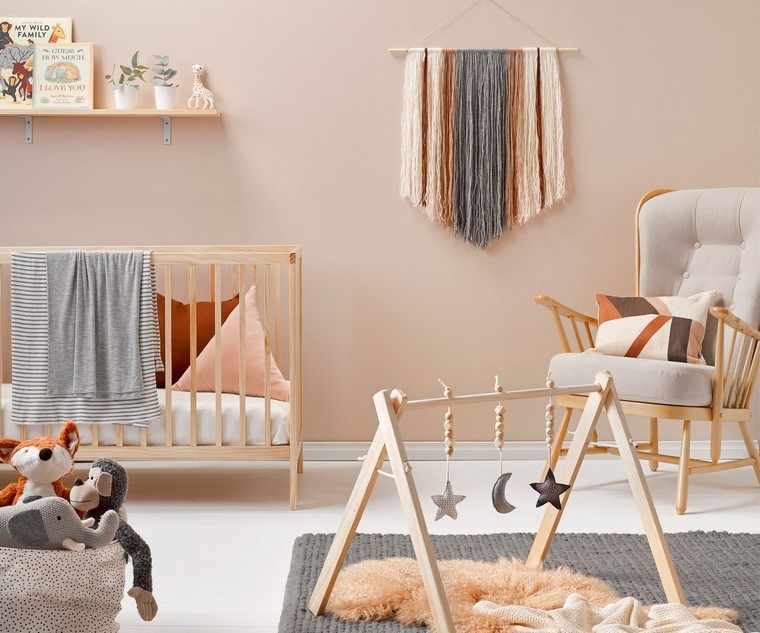 baby room in stile boho