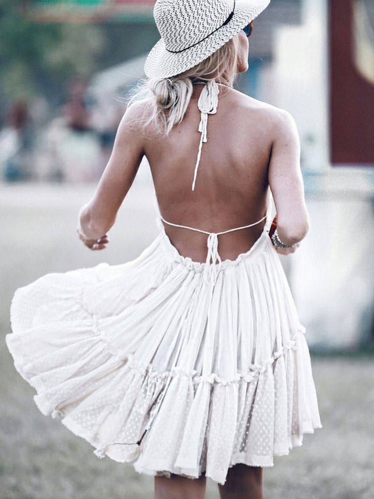 fehér csipke ruha bohém elegáns stílusú női ruházat