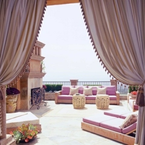 Maroko stiliaus lauko baldai