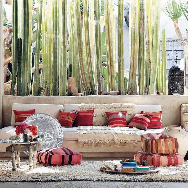 Maroko sodo stiliaus pagalvėlės