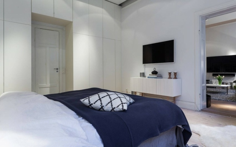 dizajn interijera spavaće sobe za odrasle skandinavski deco