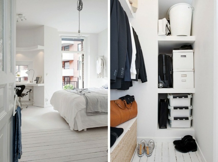 svlačionice apartmana za odrasle potkrovlje skandinavski dizajn