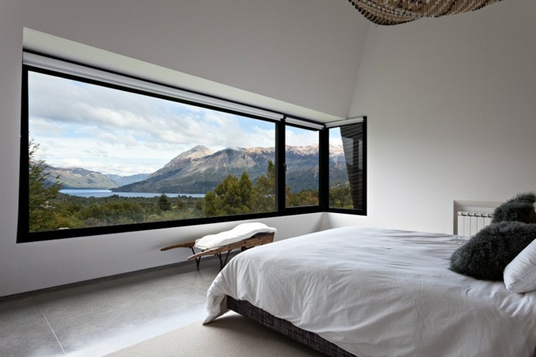 kis dekoratív terek szoba hegyekre néző kilátással