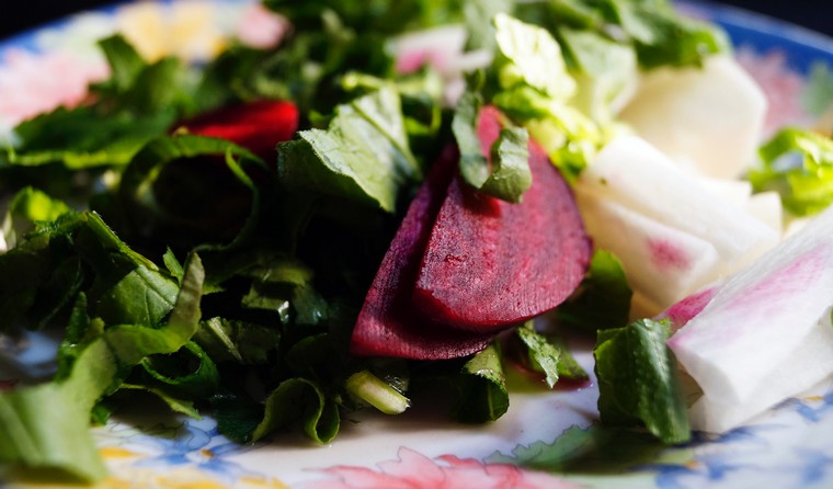 ideja uravnotežene salate za zdravu prehranu