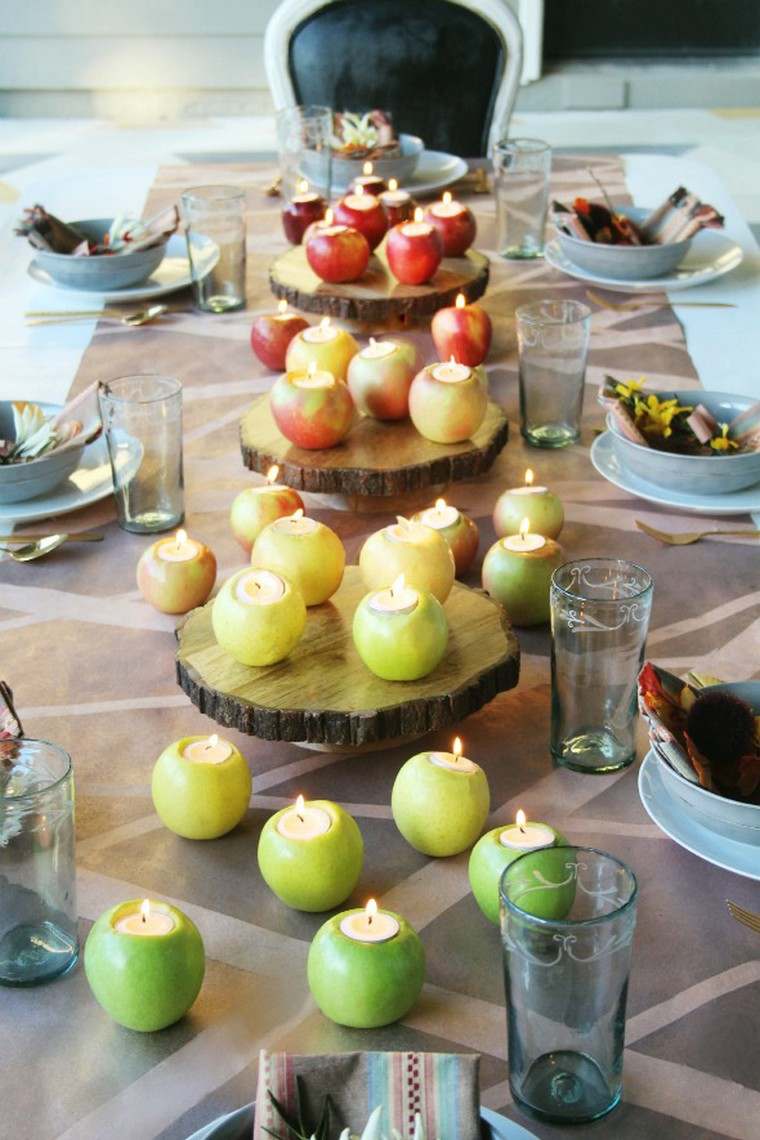 žvakidė-obuolys-pasidaryk pats-rudens-interjero dekoravimas