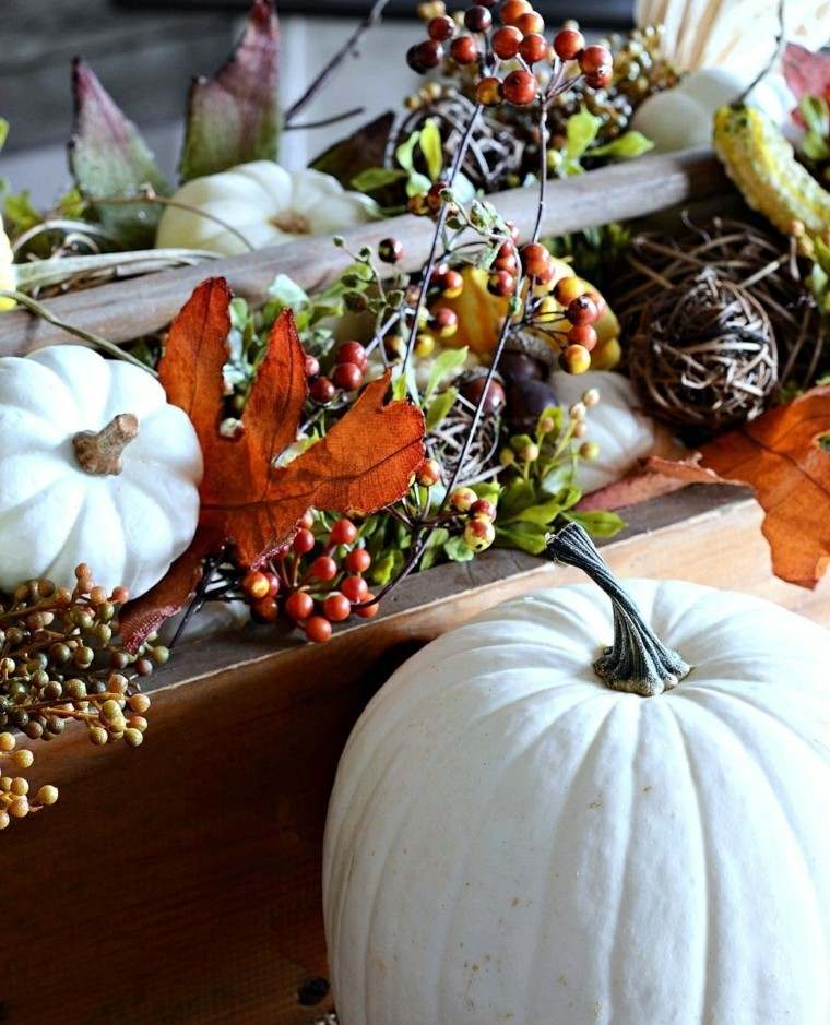 őszi sütőtök deco asztal középső dekorációs ötletek