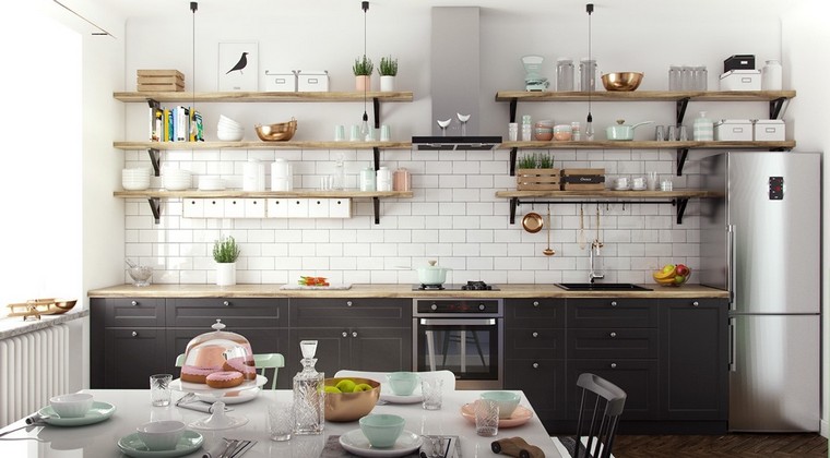 Isola-cucina-moderna-aperta-di-design-scandinavo