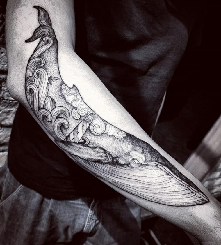 balena-braccio-tatuaggio-uomo-avambraccio