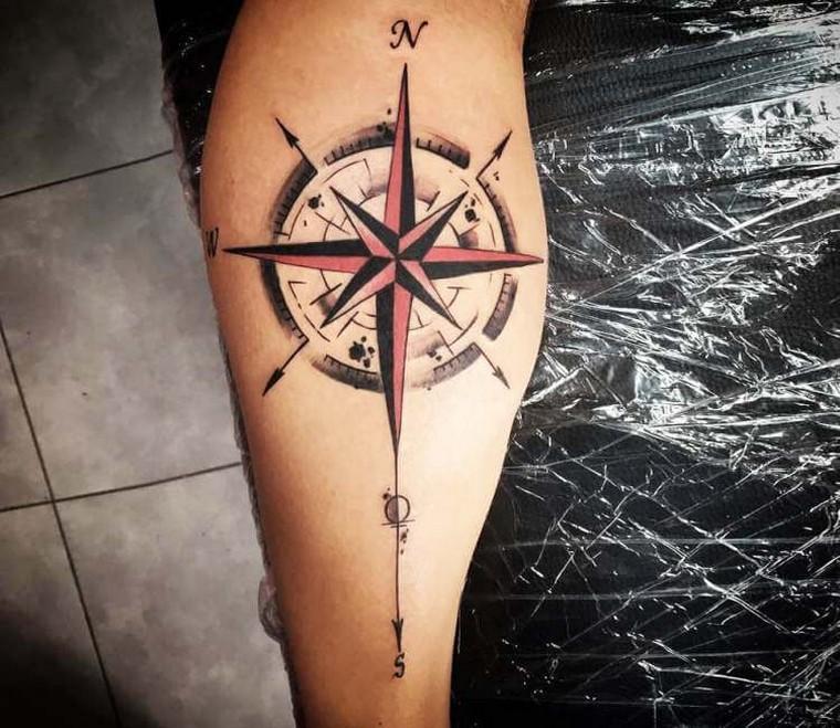 tattoo-arm-compass-tattoo-meaning-idea-model