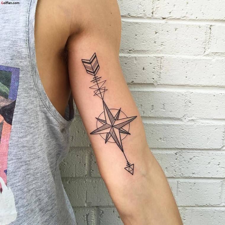 tattoo-arm-original-compass-tattoo-meaning-idea-model
