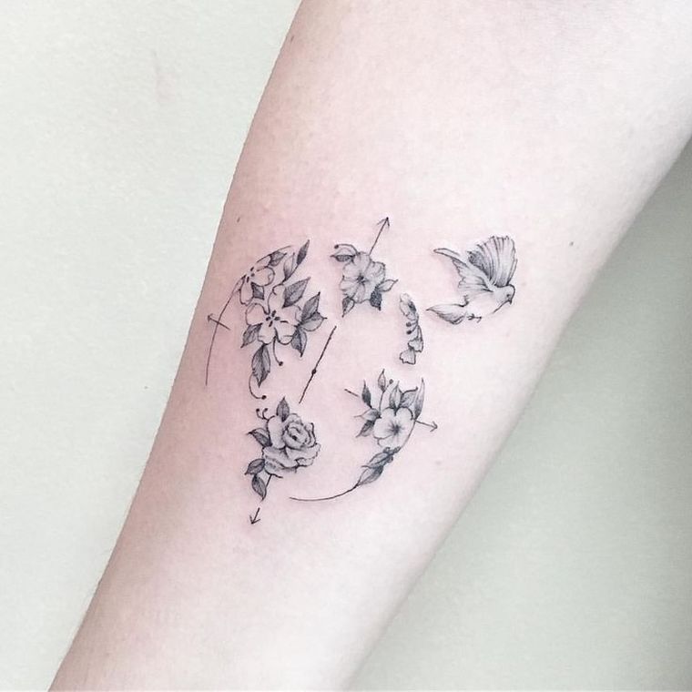 moderne-tetovaže-žena-cvijeće