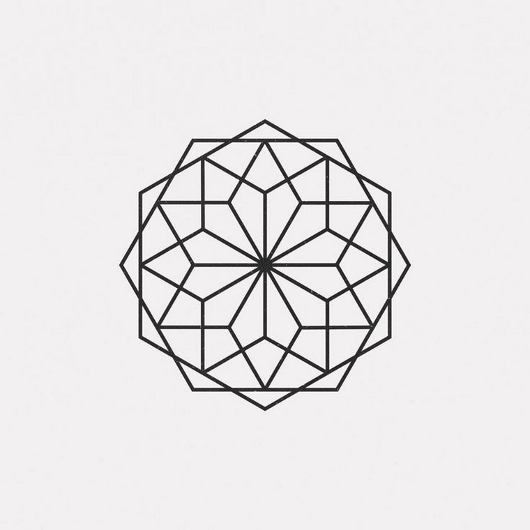 idee di disegno del tatuaggio geometrico