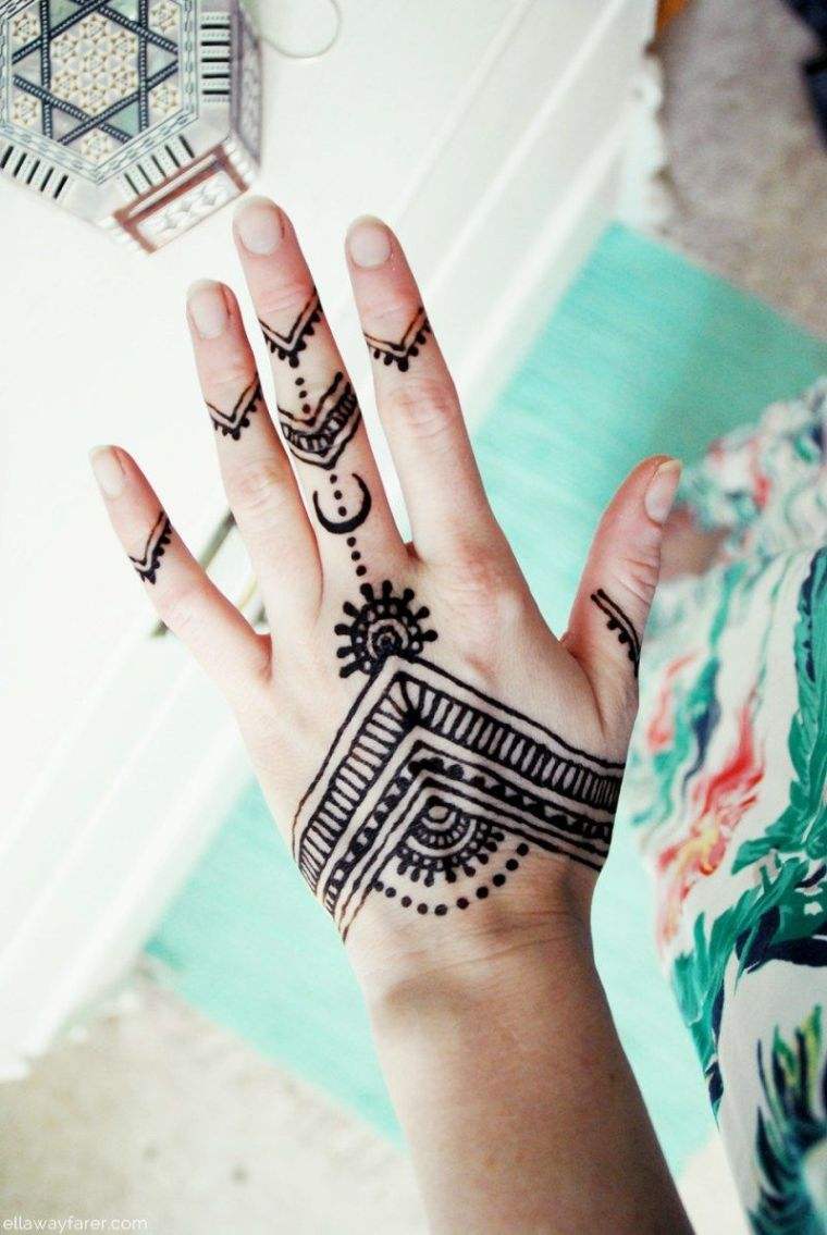 mulandó-kéz-minták henna tetoválás