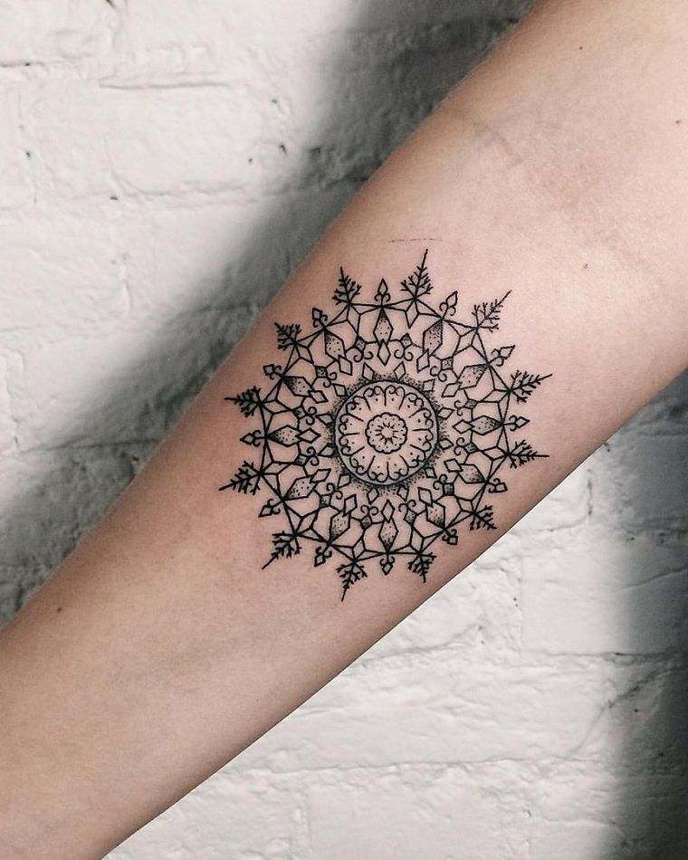 kis mandala tetováló ötletek