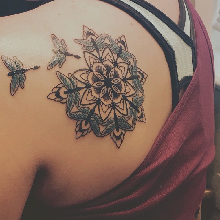 significato del colore mandala e disegni del tatuaggio