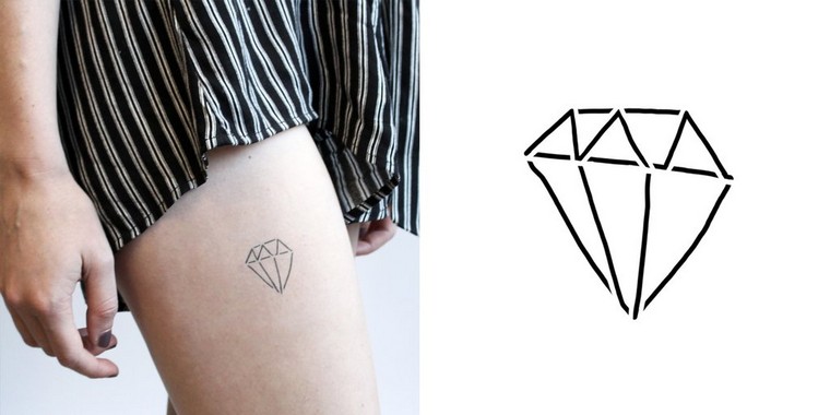 Privremena tetovaža privremena tetovaža dijamant