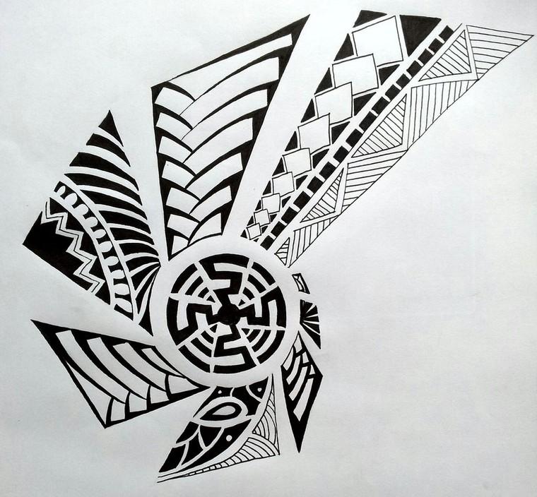 maorski-tetovaža-polinezijski-plemenski-tetovaža