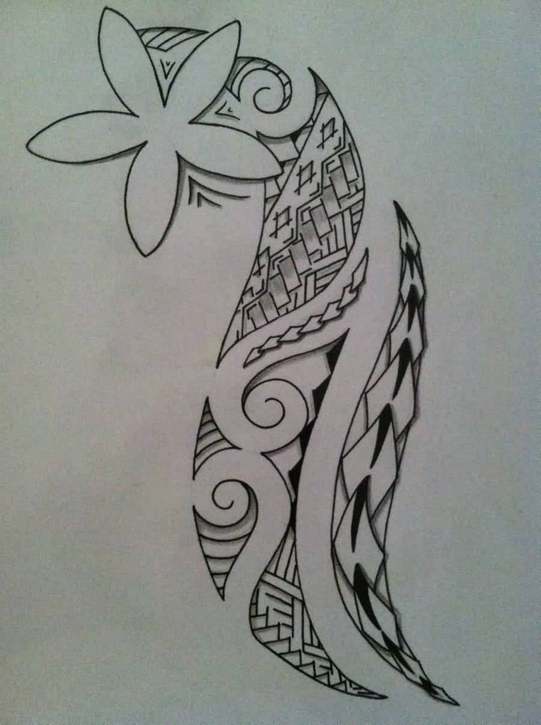 tribal-polynesian-woman-tattoo-idea