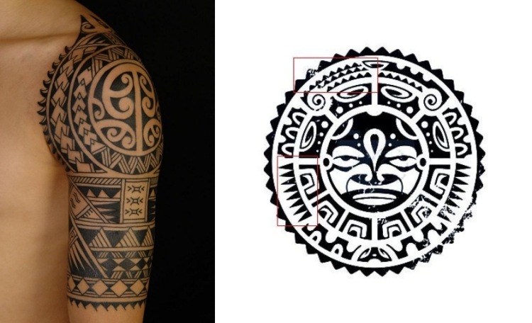 Maorių Polinezijos tatuiruočių idėjos