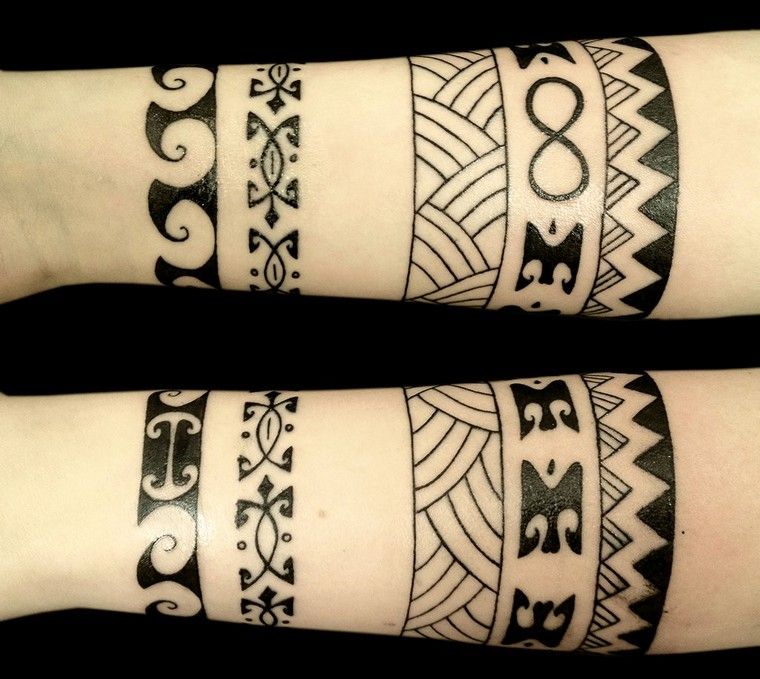 Polinezijos tatuiruotė vyrams ir moterims