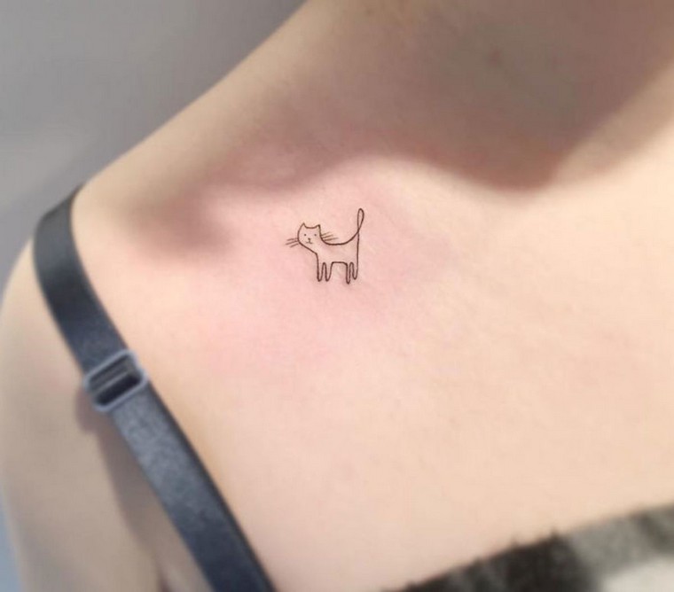madinga mažos katės tatuiruotė